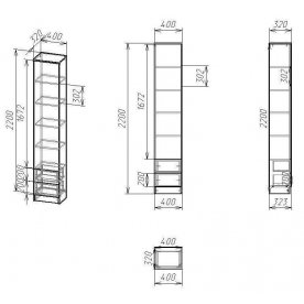 Витрина Мебелайн-34