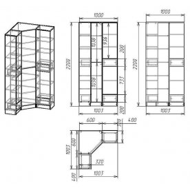Витрина Мебелайн-46