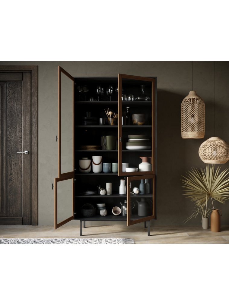 Витрина Эмерсон (Emerson) EM09 черный