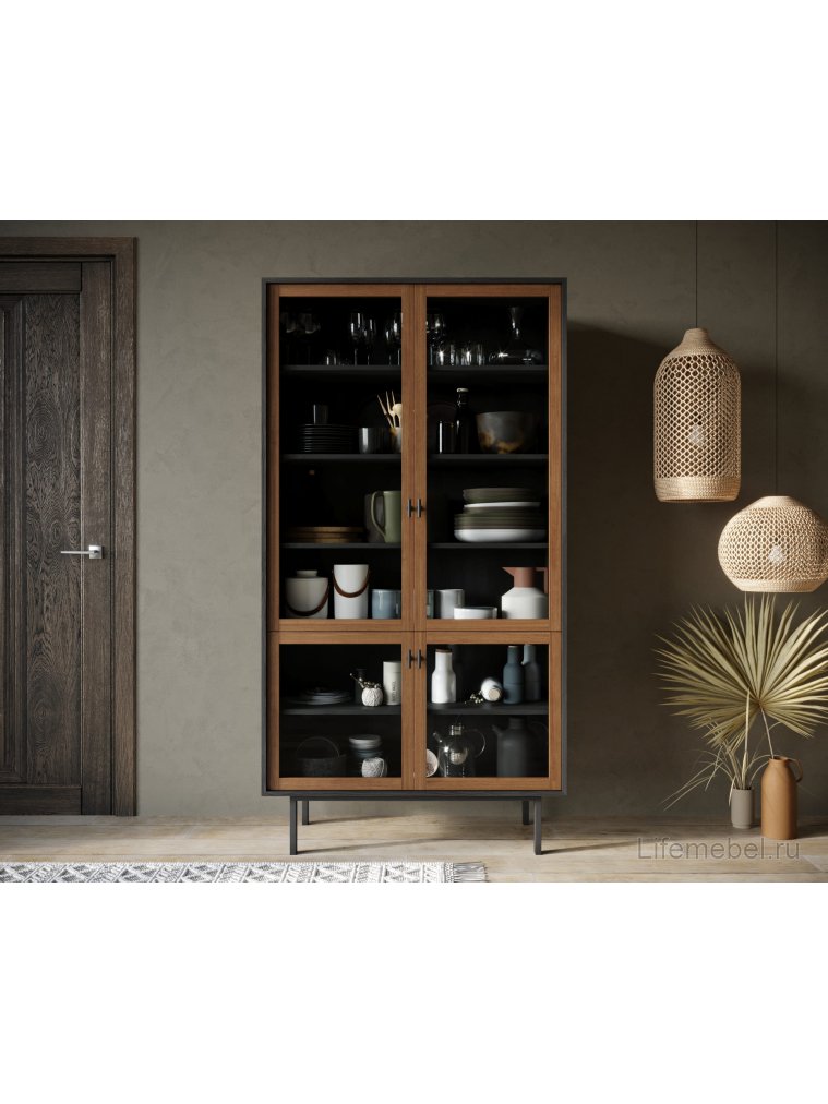 Витрина Эмерсон (Emerson) EM09 черный