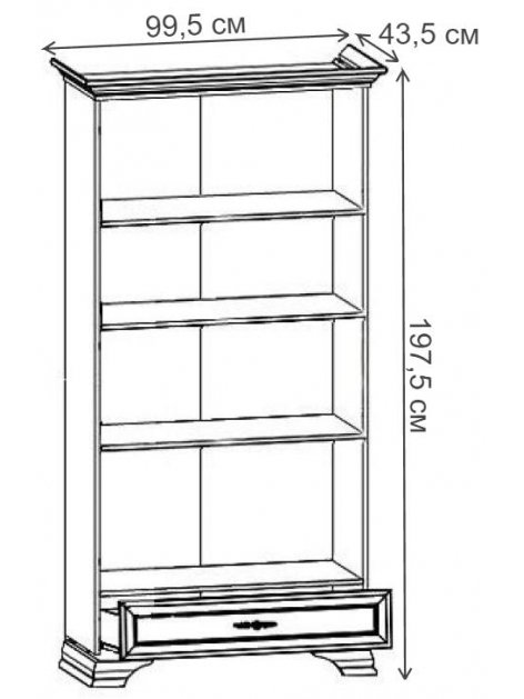 Витрина Kentaki S320-REG2W1S белая