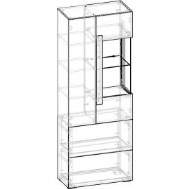 Витрина Куба 1714.М4