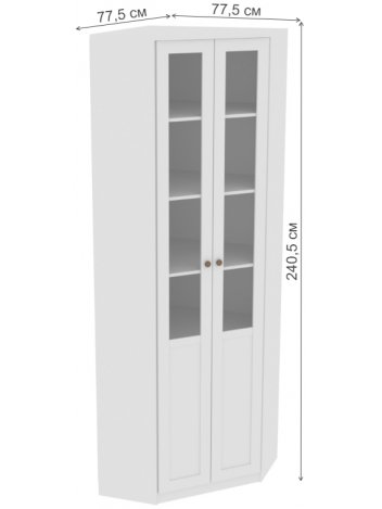 Витрина Луиза Л3-4 дуб седан