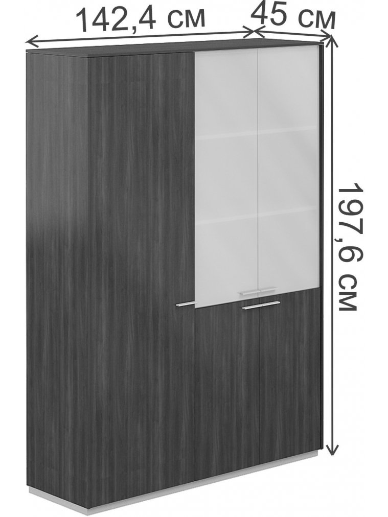 Витрина NZ-0303+NZ-0341 бренсон трюфель