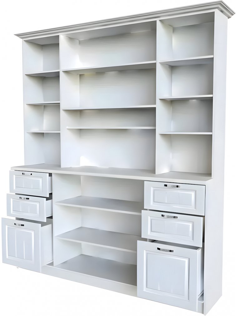 Витрина Прованс-016 клен белый