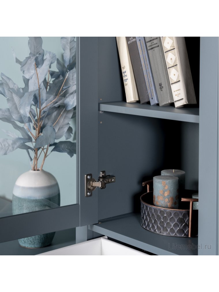 Витрина Сага 50 бирюзовый