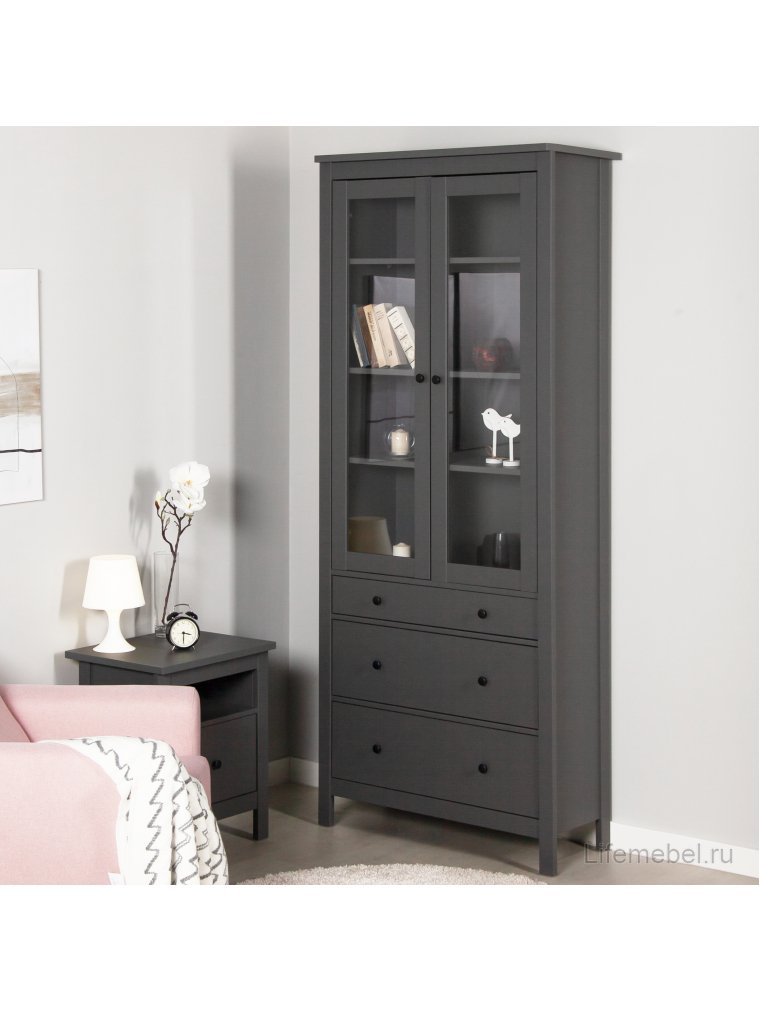 Витрина Сага 90 серый