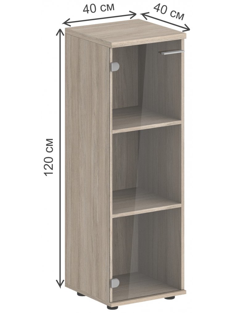 Витрина SG.814 дуб светлый