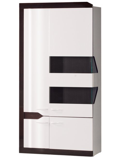 Витрина Ронда №306 венге / белая