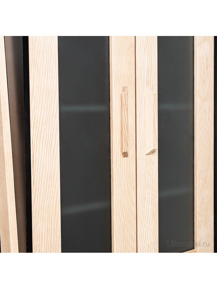 Витрина Сканди-2 дуб / венге