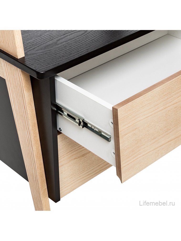 Витрина Сканди-2 дуб / венге