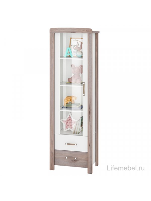 Витрина Гаранта-СФ НБЕ нельсон / белая