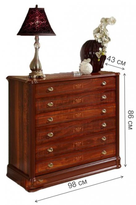 Комод №726 орех пекан