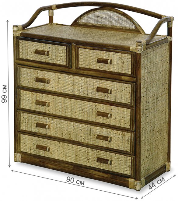 Комод Calamus Rotan 08/01 олива