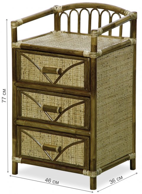 Комод Calamus Rotan 08/03 олива