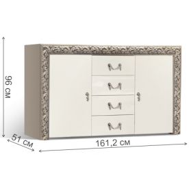 Комод Тиффани Премиум ТФКМ-3