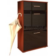 итальянский орех / черный глянец