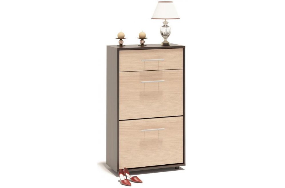 Обувница ТП-2 венге / беленый дуб