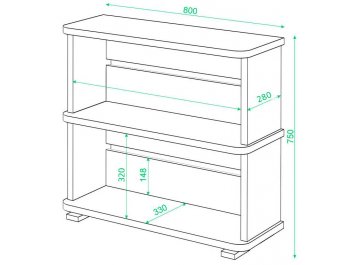 Стеллаж СБ-25/2