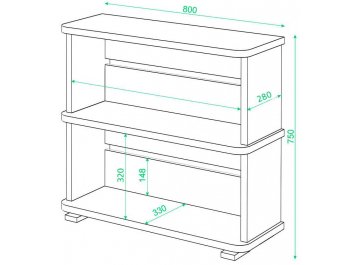 Стеллаж СБ-25/2