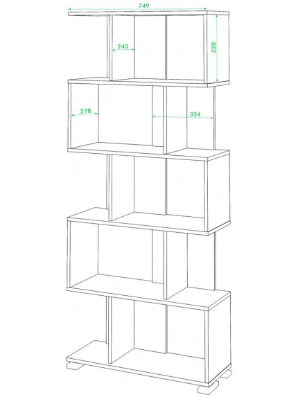 Cтеллаж СЛ-5 Ш шамони