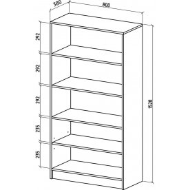 Стеллаж Бостон-3