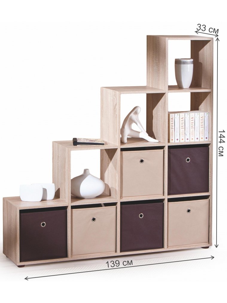 Стеллаж Ханн дуб сонома