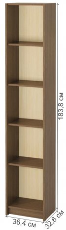 Стеллаж Милана-6 ясень темный