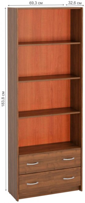 Стеллаж Милана-7 орех