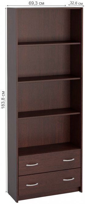Стеллаж Милана-7 венге