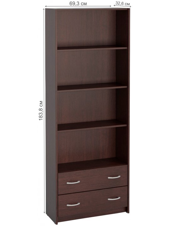 Стеллаж Милана-7 венге