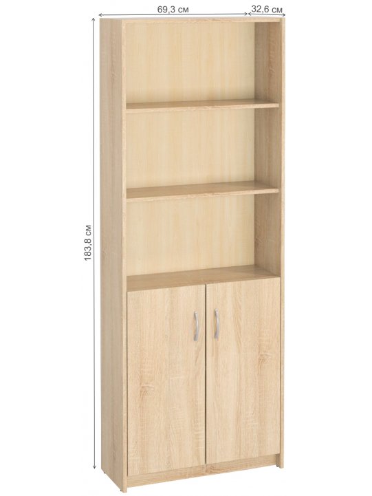 Стеллаж Милана-9 дуб сонома