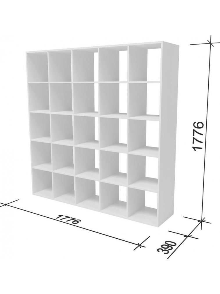 Стеллаж СИ55 белый