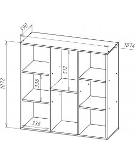 Стеллаж СТ103