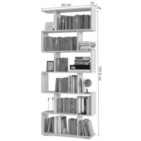 Стеллаж СТ-1 дуб сонома