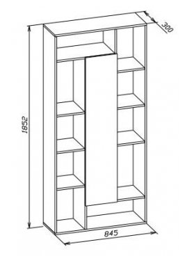 Стеллаж СТ-7 белый