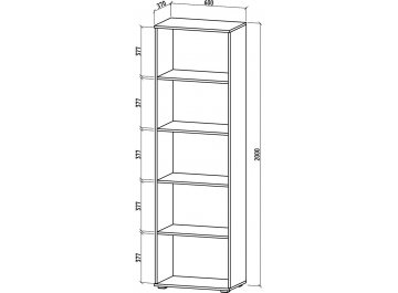 Стеллаж Тунис-3