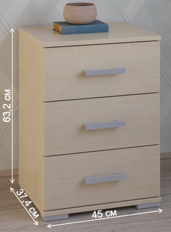 Тумба Вента-83 дуб молочный