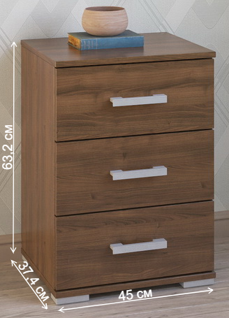 Тумба Вента-83 орех