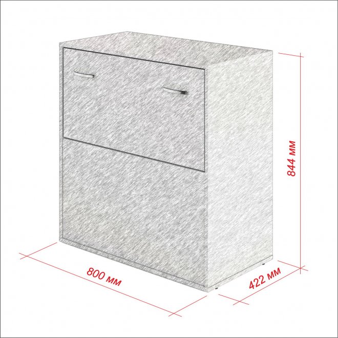 Тумба Банга-4 ясень светлый