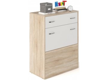 Тумба Банга-5 дуб сонома / белый