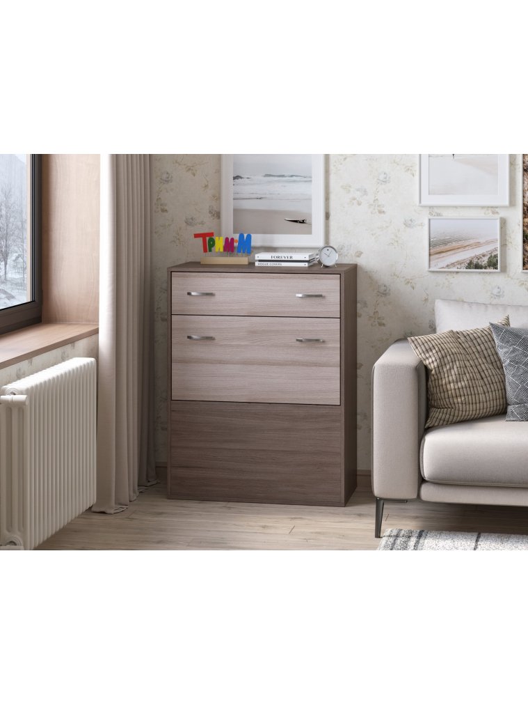 Тумба Банга-5 ясень темный / ясень светлый