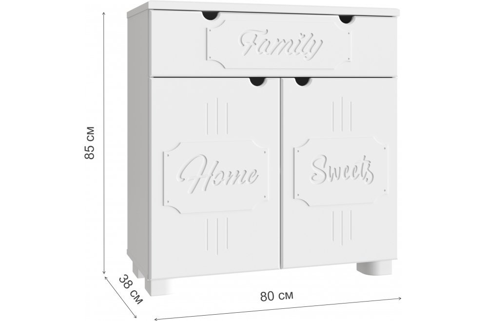 Тумба ДримСтар ДС-18 белое дерево