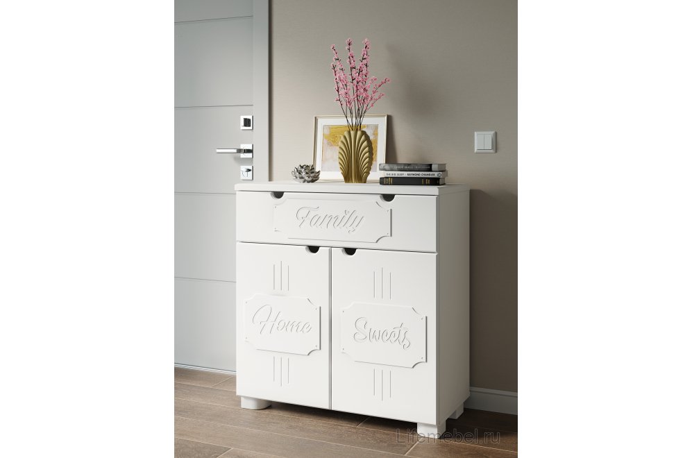 Тумба ДримСтар ДС-18 белое дерево