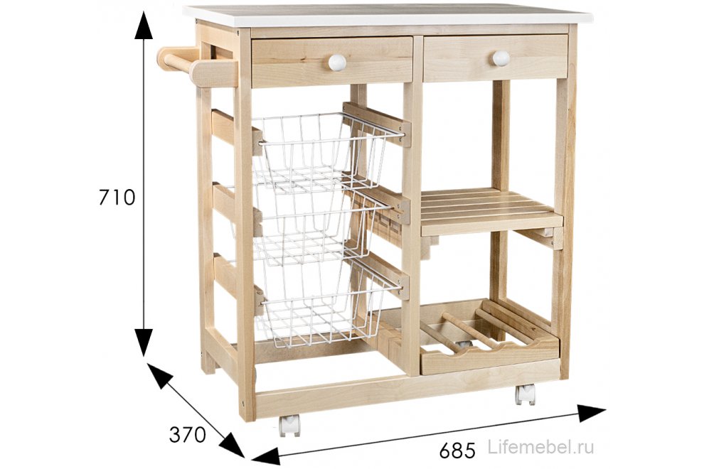 Тумба Джефф-2 белый