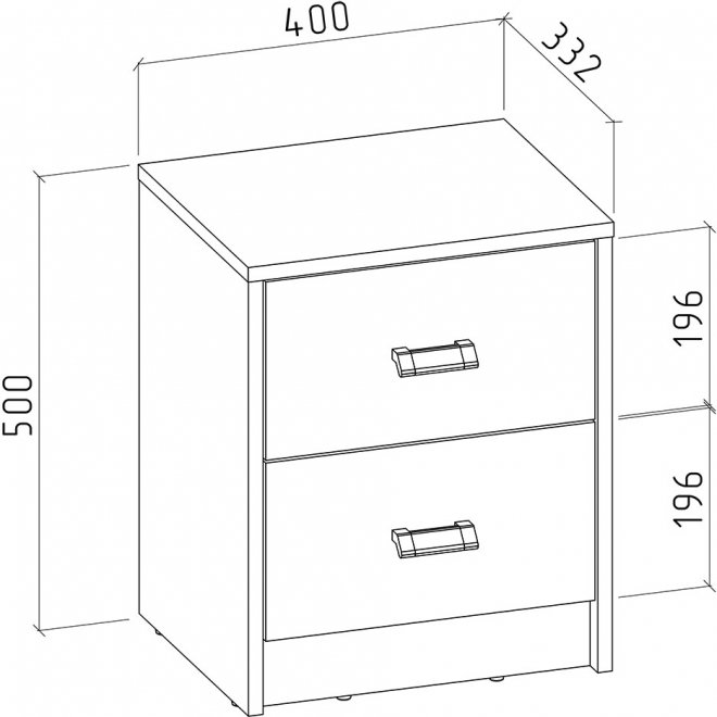 Тумба Имидж-402 итальянский орех