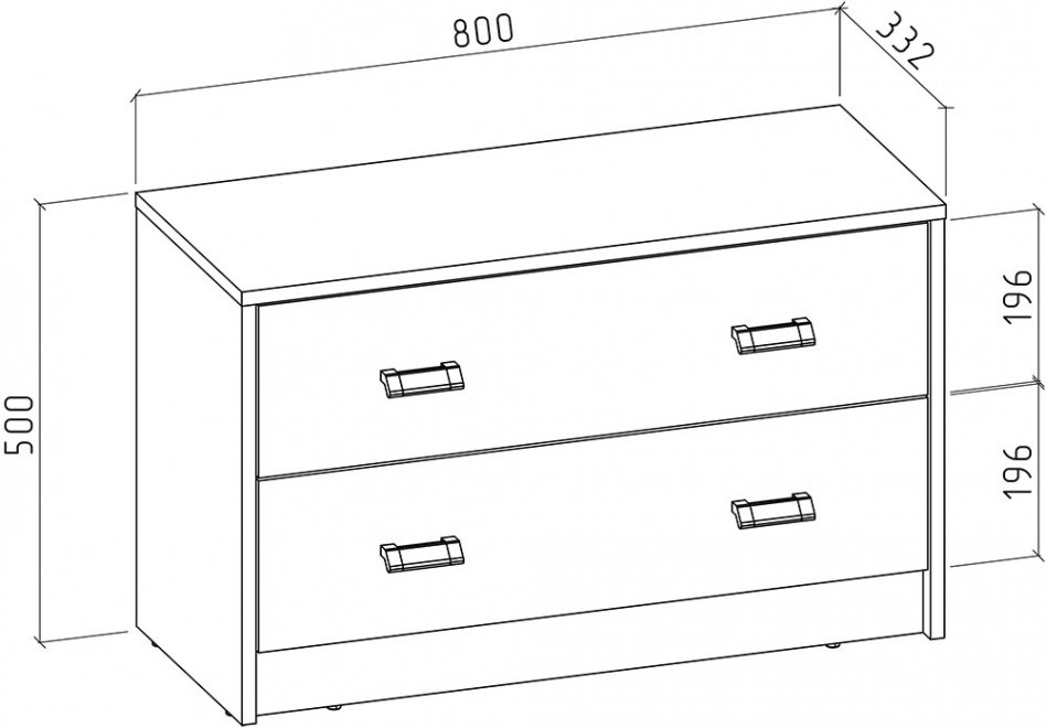 Тумба Имидж-802 дуб золотистый