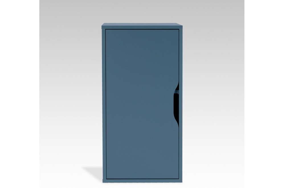 Тумба Ингар ДВ серый / бирюзовый