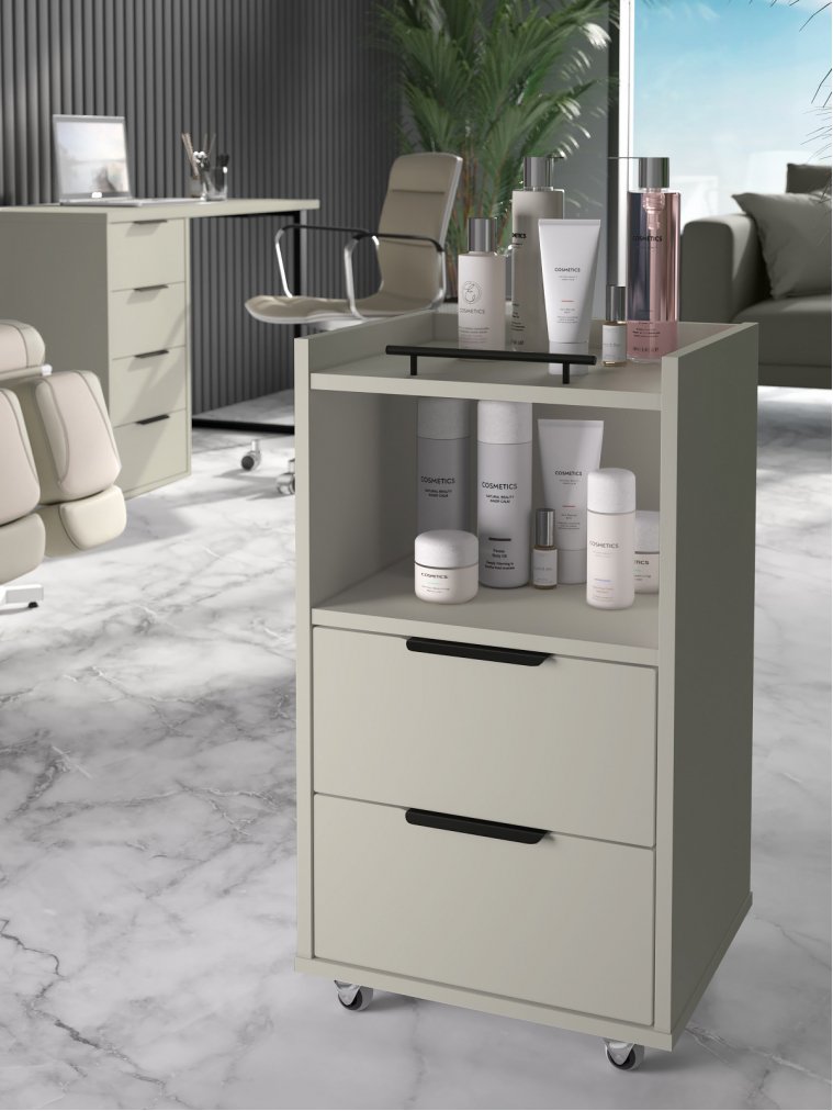 Тумба К-30 глиняный серый / риолит