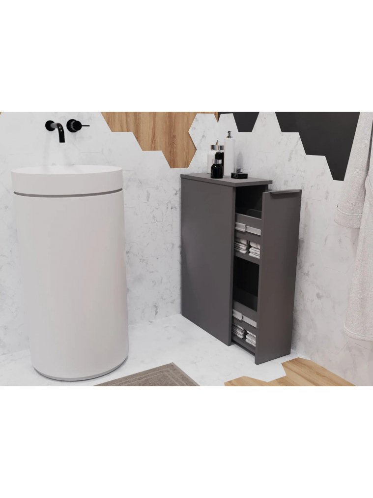 Тумба К-40 серый графит